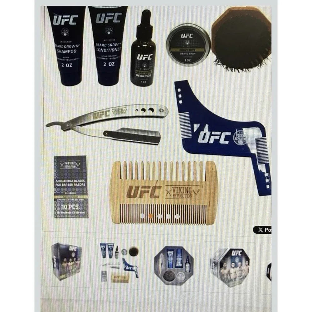 UFC Limited Edition Beard Kit for Superior Care-Complete Beard Grooming Sealed